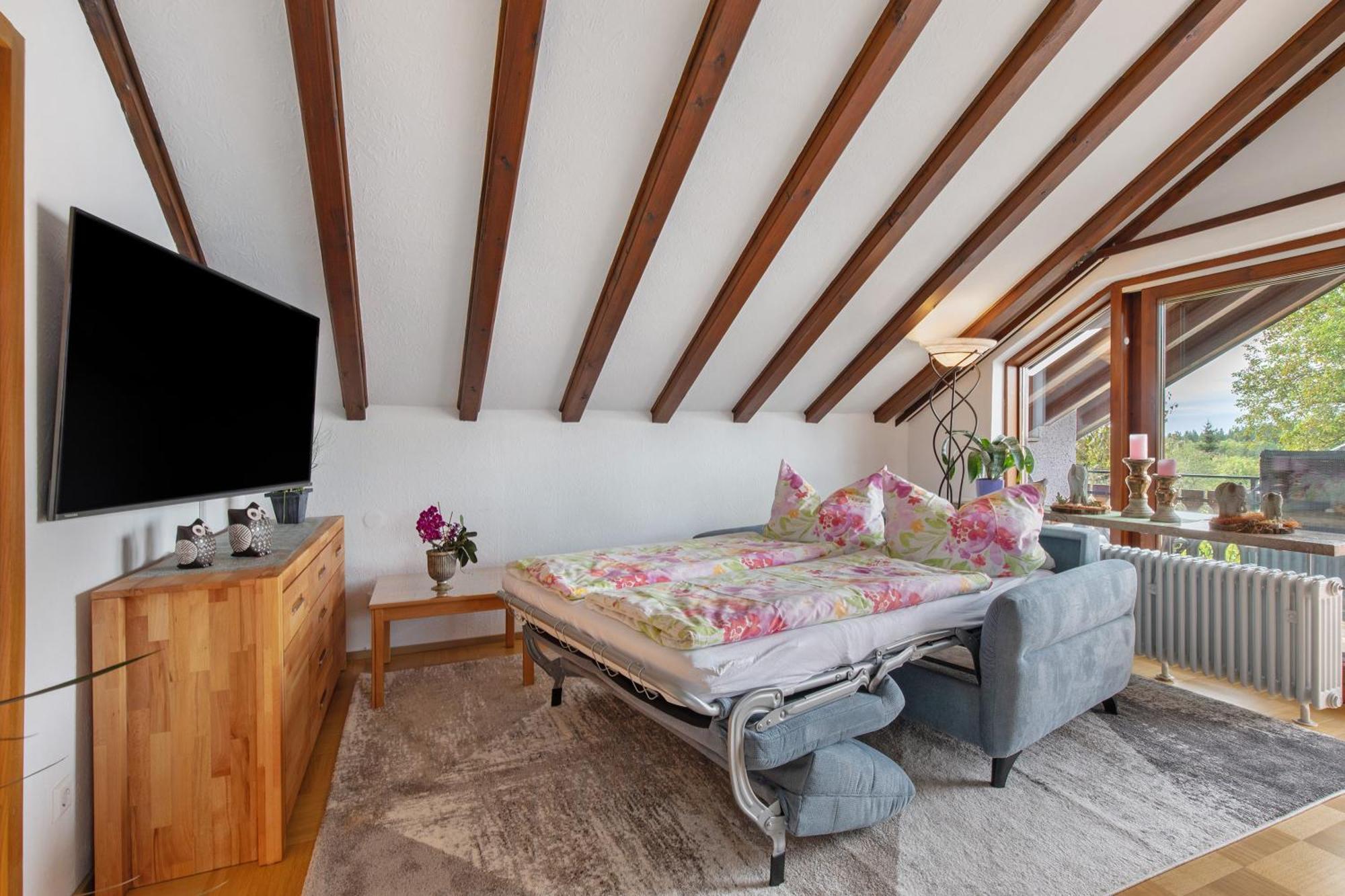 Ferienwohnung Fernsicht Zwiefalten Bagian luar foto