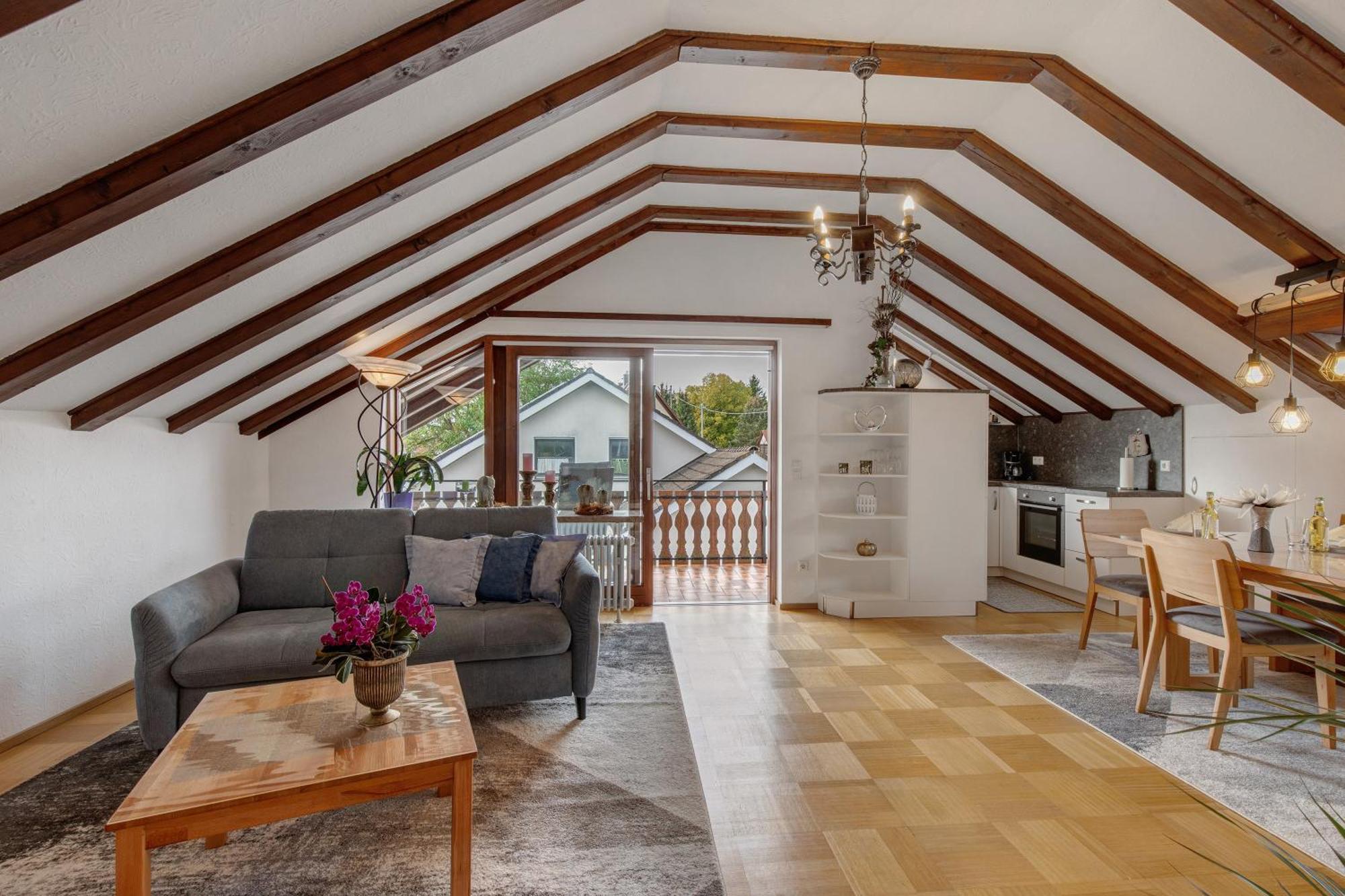 Ferienwohnung Fernsicht Zwiefalten Bagian luar foto