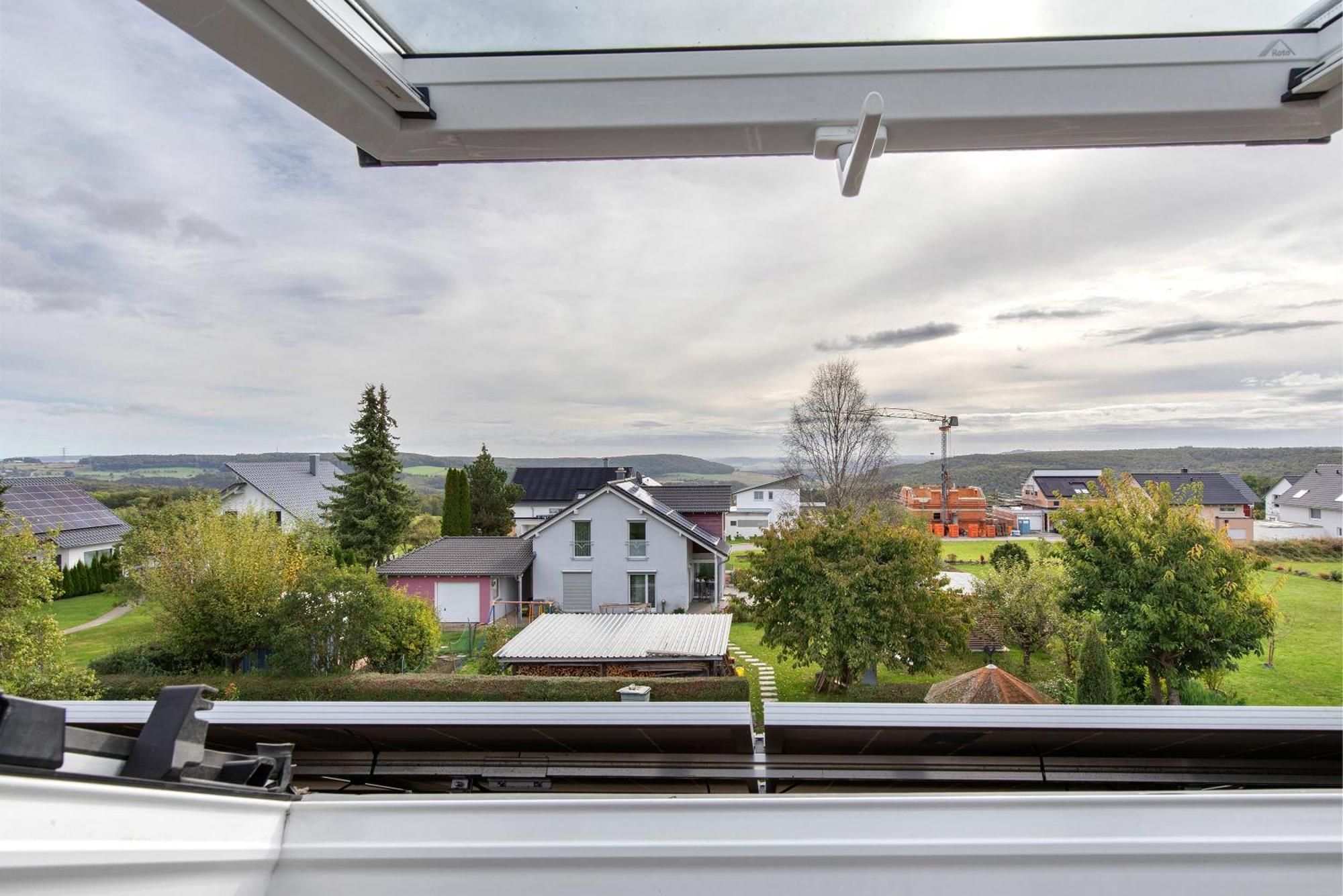 Ferienwohnung Fernsicht Zwiefalten Bagian luar foto