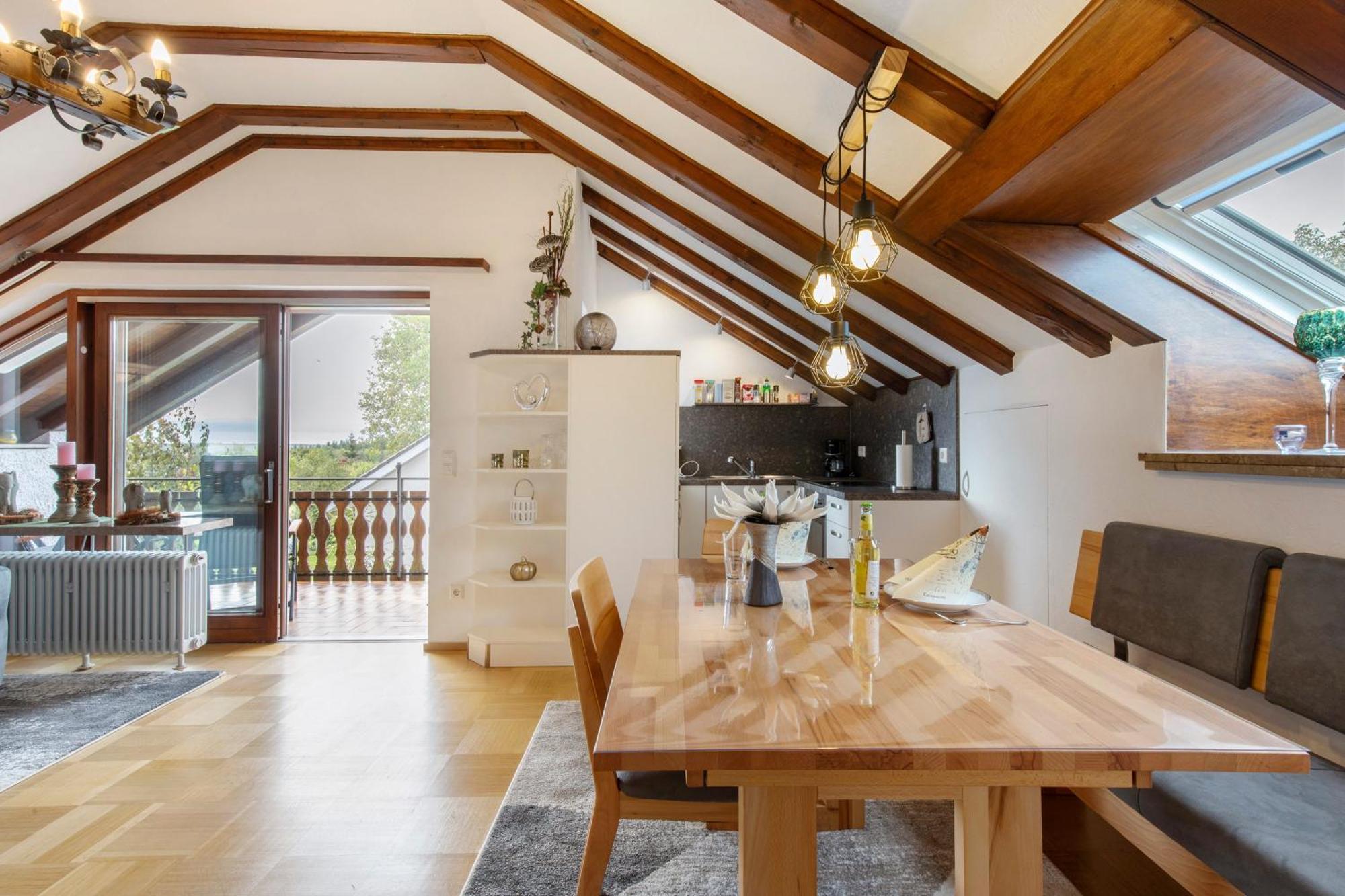 Ferienwohnung Fernsicht Zwiefalten Bagian luar foto